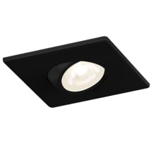 Midway 2" Square Switchable White LED Airtight Remodel Adjustable Recessed Downlight