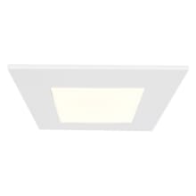 Midway 4" Square Switchable White LED Wet Rated Airtight Wafer Downlight