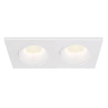 Midway 8" x 4" 2-Light Gimbal Switchable White LED Airtight Recessed Downlight