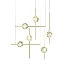 Barletta 33" Wide LED Abstract Chandelier