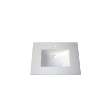 31" Ceramic Vanity Top