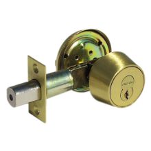 Grade 1 Double Cylinder 5 Pin Deadbolt with 2-3/8" to 2-3/4" Adjustable Backset from the D100 Collection