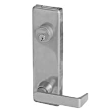 25 Series Single Cylinder Keyed Entry Exit Device Trim with Dane Lever - Trim Only