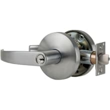 B Series Dormitory Keyed Entry Lever Set with Quantum Lever