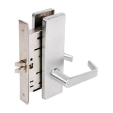 MA Series Passage Mortise Lock Set with Avalon Lever and Gala Rose