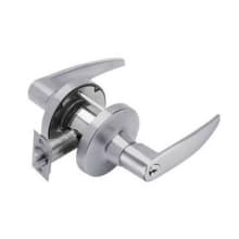 T Series Office Keyed Entry Lever Set with Avalon Lever