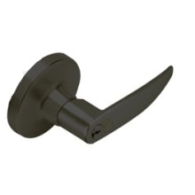W Series Classroom Keyed Entry Lever Set with Avalon Lever and Small Rose
