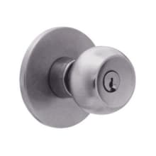 X Series Entrance Keyed Entry Knob Set with Troy Knob and Gala Rose