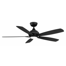 Doren 52" 5 Blade Indoor Ceiling Fan - Remote Control and LED Light Kit Included