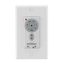 6 Speed DC Reversible Fan and Up / Down Light Wall Control