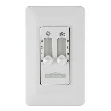 3 Speed Fan and Light Dual Slide Wall Control for Palisade Fans