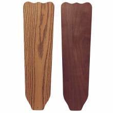 25" Reversible Wood Blades for 56" Brewmaster Ceiling Fans - Set of 2