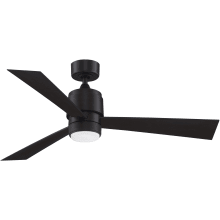 Zonix Wet Custom 52" 3 Blade Indoor / Outdoor Ceiling Fan - Remote Control and LED Light Kit Included