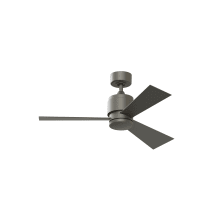 Zonix Wet Custom 44" 3 Blade Indoor / Outdoor Ceiling Fan - Remote Control Included