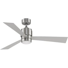 Zonix Wet Custom 52" 3 Blade Indoor / Outdoor Ceiling Fan - Remote Control and LED Light Kit Included