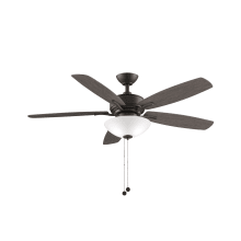 Aire Deluxe 52" 5 Blade Indoor Ceiling Fan - Light Kit Included