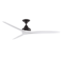 Spitfire 60" 3 Blade Indoor / Outdoor Smart Hanging Ceiling Fan