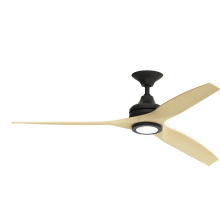 Spitfire 60" 3 Blade Indoor / Outdoor Ceiling Fan - Remote Control and LED Light Kit Included