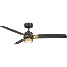 Amped 52" 3 Blade Indoor / Outdoor Smart LED Hanging Ceiling Fan