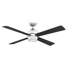 Kwad 52" 4 Blade Indoor LED Ceiling Fan with Remote Control