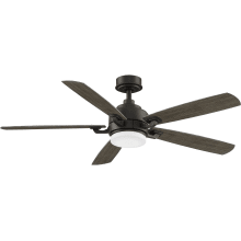 Benito v2 52" 5 Blade Indoor Ceiling Fan - Light Kit and Remote Included