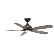 Doren 52" 5 Blade Indoor Ceiling Fan - Remote Control and LED Light Kit Included