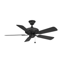 Edgewood 44 44" 5 Blade Indoor / Outdoor Smart Ceiling Fan - Wet Rated