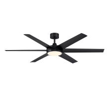 Brawn 64" 6 Blade Indoor / Outdoor Smart LED Ceiling Fan