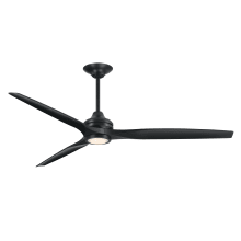 Spitfire DC 72" 3 Blade Indoor / Outdoor Smart LED Hanging Ceiling Fan