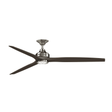 Spitfire DC 72" 3 Blade Indoor / Outdoor Smart LED Hanging Ceiling Fan