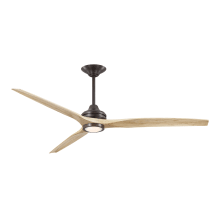 Spitfire DC 72" 3 Blade Indoor / Outdoor Smart LED Hanging Ceiling Fan