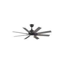 Levon Custom 52" 8 Blade Indoor / Outdoor Smart LED Ceiling Fan with Remote Control