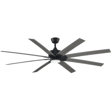 Levon Custom 72" 8 Blade LED Indoor Ceiling Fan with Remote Control