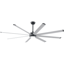 Stellar 84 84" 8 Blade Indoor / Outdoor DC Motor Ceiling Fan - Remote Control and LED Light Kit Included