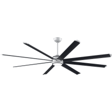 Stellar 84 84" 8 Blade Indoor / Outdoor DC Motor Ceiling Fan - Remote Control and LED Light Kit Included