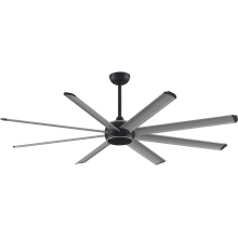 Stellar Custom 72" 8 Blade Indoor / Outdoor DC Motor Ceiling Fan - Remote Control and LED Light Kit Included