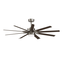 Odyn Custom 64" 9 Blade Indoor / Outdoor DC Motor Ceiling Fan - Remote Control and LED Light Kit Included