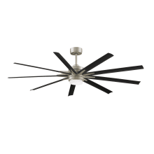 Odyn Custom 72" 9 Blade Indoor / Outdoor DC Motor Ceiling Fan - Remote Control and LED Light Kit Included