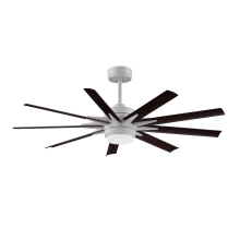 Odyn Custom 56" 9 Blade Indoor / Outdoor DC Motor Ceiling Fan - Remote Control and LED Light Kit Included