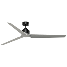 TriAire Custom 72" 3 Blade Indoor / Outdoor Ceiling Fan with Remote Control