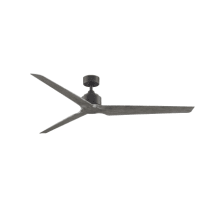 TriAire Custom 72" 3 Blade Indoor / Outdoor Ceiling Fan with Remote Control