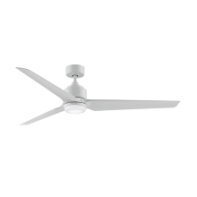 TriAire Custom 64" 3 Blade Indoor / Outdoor LED Ceiling Fan with Remote Control