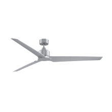 TriAire Custom 72" 3 Blade Indoor / Outdoor Ceiling Fan with Remote Control