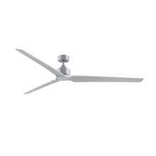TriAire Custom 84" 3 Blade Indoor / Outdoor Ceiling Fan with Remote Control