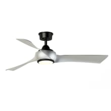 Wrap Custom 52" 3 Blade Indoor / Outdoor LED Ceiling Fan with Remote Control
