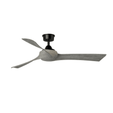 Wrap Custom 56" 3 Blade Indoor / Outdoor Ceiling Fan with Remote Control