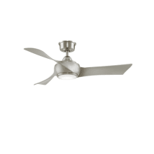 Wrap Custom 44" 3 Blade Indoor / Outdoor LED Ceiling Fan with Remote Control