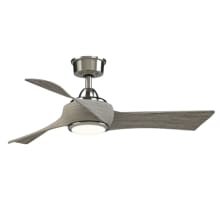 Wrap Custom 44" 3 Blade Indoor / Outdoor LED Ceiling Fan with Remote Control