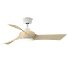 Wrap Custom 44" 3 Blade Indoor / Outdoor LED Ceiling Fan with Remote Control