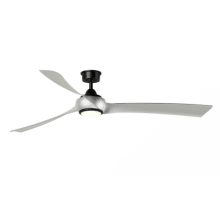 Wrap Custom 72" 3 Blade Indoor / Outdoor Smart LED Hanging Ceiling Fan